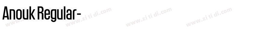 Anouk Regular字体转换